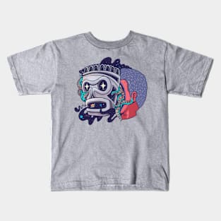 cosmic taino mask Kids T-Shirt